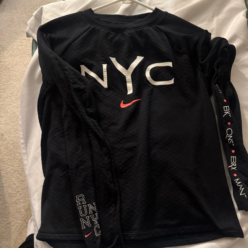 Nike Black NYC Running Shirt DRI-FIT